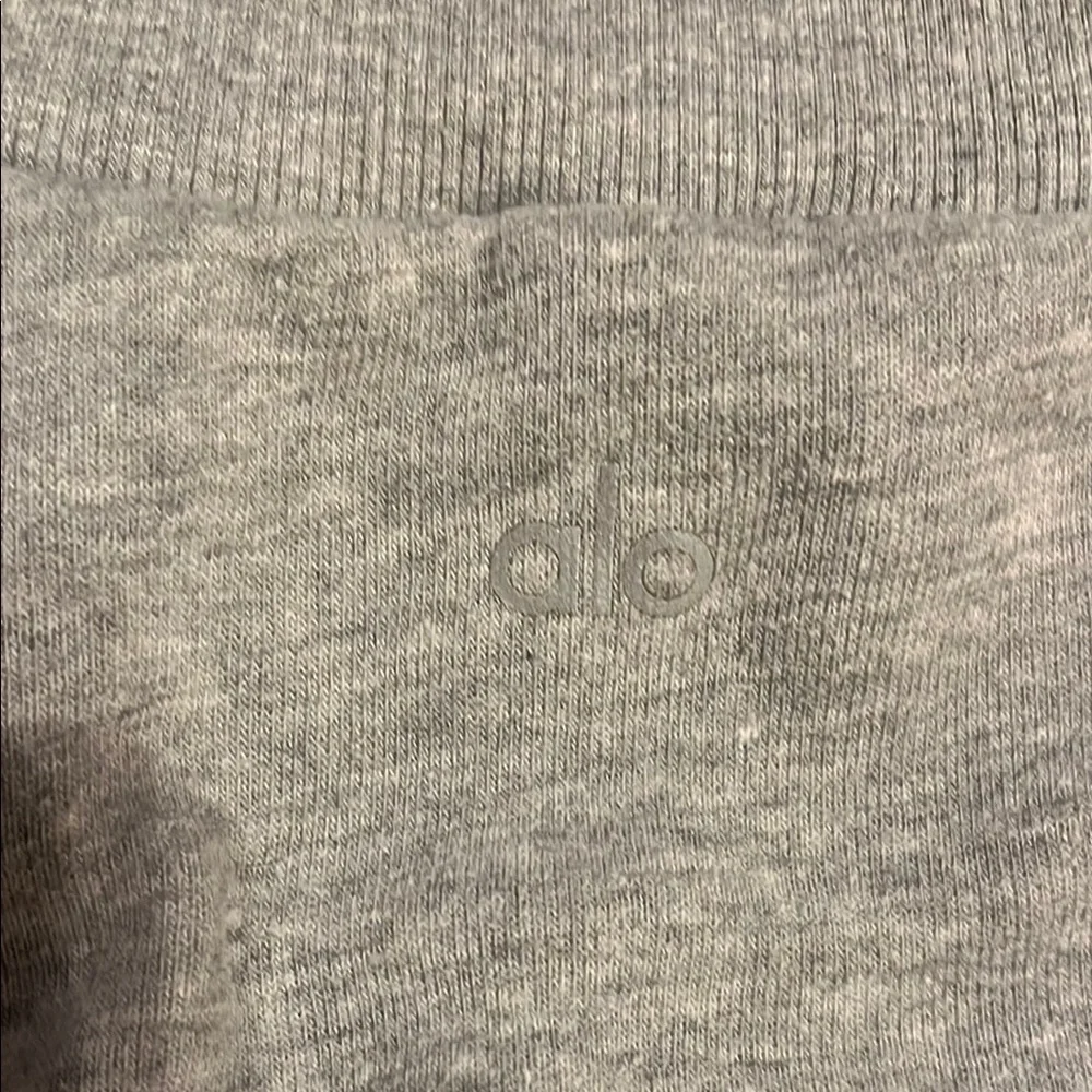 ALO Gray Mock Neck Sweater - Picture 4 of 7